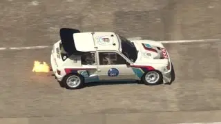 Peugeot 205 T16 EVO flames on speed ring !!!