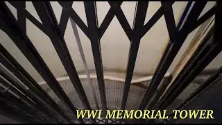 Vintage Otis Gated Elevator at the WWI Memorial Tower - Kansas City