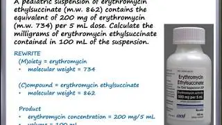 Calculations - Calculation of Active Drug Moiety