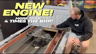 MOUNTING OUR FIRST EVER ENGINE CONVERSION WITH MORE THAN 4 TIMES THE BHP!