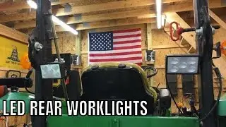 New Led Rear Work Lights For The Tractor From Larsen Lights