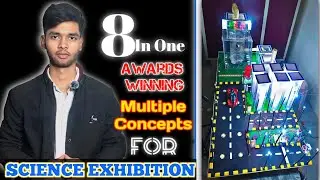 Best 8-in-1 Multiple Concept Project For Science Exhibition | #science #workingmodel #scienceproject