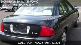 2005 Nissan Sentra for sale in Funkstown, MD 21734 at the Ka