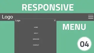 Responsive Top Navigation Menu Using Only HTML & CSS