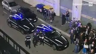OTTO VIGILI PER UNA SERENATA: L’AMORE A FOGGIA FERMATO... PER ECCESSO DI ROMANTICISMO