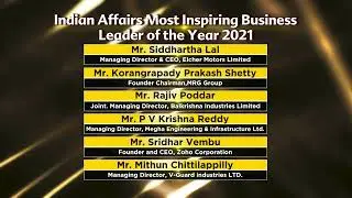 Indian Affairs Most Inspiring Business Woman Leader of the Year 2021