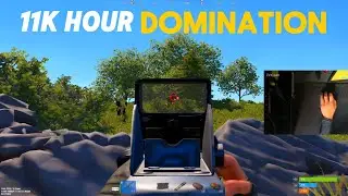 HOW A 11k HOUR PLAYER DOMINATES A 2X SERVER - RUST