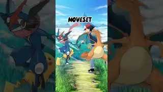 Pok&eacute;mon Ash Greninja Vs Ash Charizard 🔥#shorts #status #amvanime
