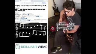 Sheet Music on Smart Glasses | Brilliant Sole SDK