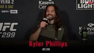 Kyler Phillips full UFC 299 pre-fight media day interview