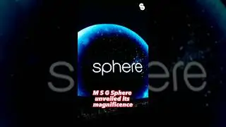 Vegas Unveils MSG Sphere (World's Spherical Wonder!) #msgsphere #vegas