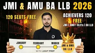 Free 120 Seats (Achiever's 120 ONLINE Test) | Crack JMI, AMU, OLETs, BA LLB 2026