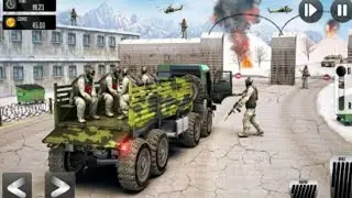 US Offroad Army Truck Driver Android,Military Transporter Driving Simulator Army Truck Driver