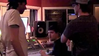 Tantric's Hugo and Greg Upchurch in the studio