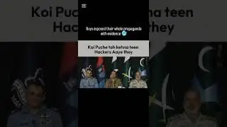 Boys exposed their whole propaganda with evidence 💚🤍#memes #pakistan