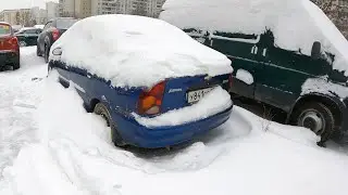 First Snowstorm of 2021- Real Russian Winter