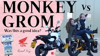 Honda Monkey 125 против Honda Grom | Миниатюрные мотоциклы, много смеха в Seaways