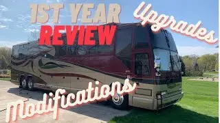 1 year of ownership & upgrades - Prevost H3-45, Class A RV Camper