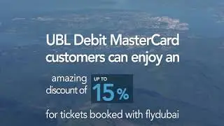 Get an amazing discount of up to 15% at flydubai