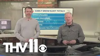 Recapping the first round of winter weather in Arkansas