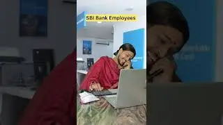 SBI Bank Employee Be Like 😂 #shorts