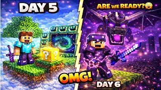 can I beat LUCKY BLOCK in minecraft survival world 🤯