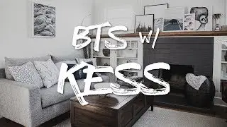 BTS w/ KESS In House / HOME decor PHOTOSHOOT