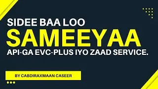 Casharka 1aad: Hordhaca kooraska Waafi api