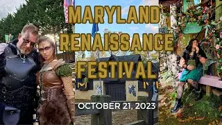 Come with me! MARYLAND RENAISSANCE FESTIVAL 2023 | JOUSTING | FOOD | FALCONS | VIKINGS | MORE!