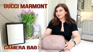 Gucci Marmont Small Camera Bag Review  and Modeling Shots| Oxana LV