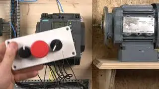 Siemens sinamics V20 VFD drive remote control 2 wire and 3 wire control parameter set up English