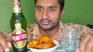 baaten with beer Kingfisher with chicken curry #shorts