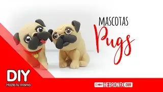 CÓMO HACER UN PERRITO PUG - Foami Moldeable FÁCIL 2/3 🐶🐕 -PLASTILINA, PORCELANICRON
