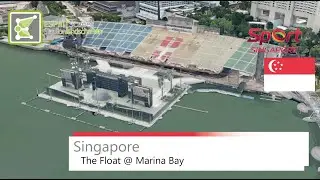 The Float @ Marina Bay | Sport Singapore |  Google Earth 360&deg; Rotation
