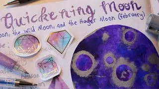 Happy Quickening Moon + DIY Grimoire With Me (Pagan Esbat Throwback Vlog)
