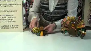 Project: Turkey Ribbon Centerpiece