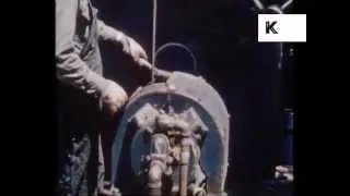 1950s Texas Oil Well, Rare Color Home Movie Footage