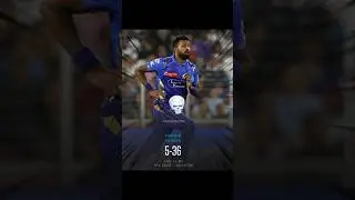 Hardik Pandya [ 5-36 ] ☠️ Lsg Vs Mi IPL 2025 || CricCut #hardikpandya #ipl #mumbaiindians