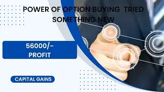 How I made 50000/ ++ Power of Option Buying || Live Option Trading || #Sharemarket #banknifty #nifty