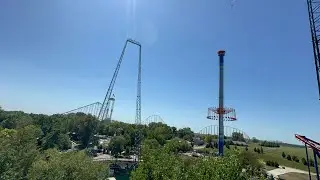 Soaring over @WorldsOfFunKC on Skyliner