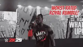 Worst Rated Superstars Royal Rumble | Men & Women Chaos Match | WWE 2K25