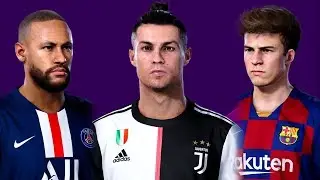 PES 2020 |🔥 Data Pack 6.0 - NEW FACES UPDATE ✅ ft. Neymar, Ronaldo, Riqui Puig, Reinier