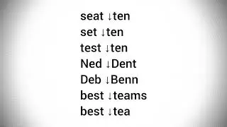LETTERS AND SOUNDS