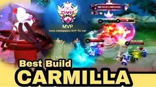 Carmilla Top Past Best Build MVP in Mobile Legends Gameplay Season 38 Road To Mythic Honor Day 29