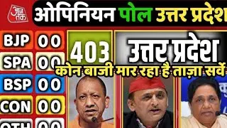 Uttar Pradesh Assembly Election 2022 Opinion Poll ||Exit Poll || BJP || SPA || BSP || 403st