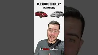 COROLLA OU CERATO? #carrobarato #corolla