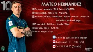 Mateo Hernandez #10 //Mediocentro - Vol Der Izq / Mid - Left Right // York United 2022