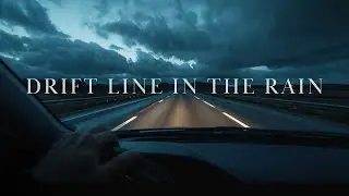 Drift Line in the Rain &ndash; Quiet Night Drive | Western Highway