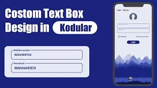 Textbox Design in kodular | Kodular Tutorial |