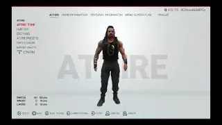 WWE 2K19 Roman Reigns New 2019 Updated Black/Gold Vest Design Attire